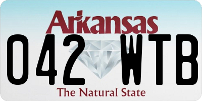 AR license plate 042WTB