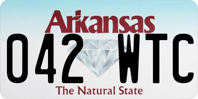 AR license plate 042WTC