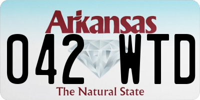 AR license plate 042WTD