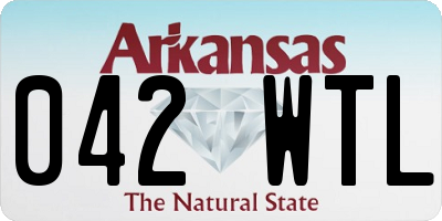 AR license plate 042WTL