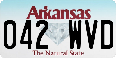 AR license plate 042WVD