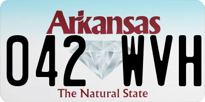 AR license plate 042WVH
