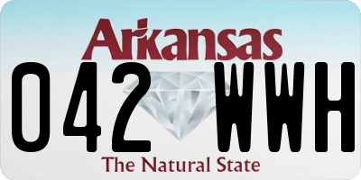 AR license plate 042WWH