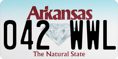 AR license plate 042WWL