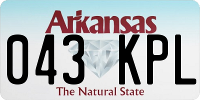 AR license plate 043KPL