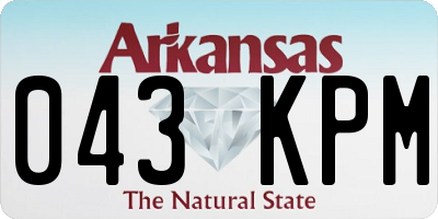 AR license plate 043KPM