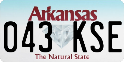 AR license plate 043KSE