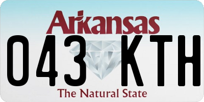 AR license plate 043KTH