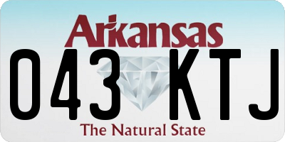 AR license plate 043KTJ