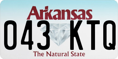 AR license plate 043KTQ