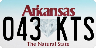 AR license plate 043KTS