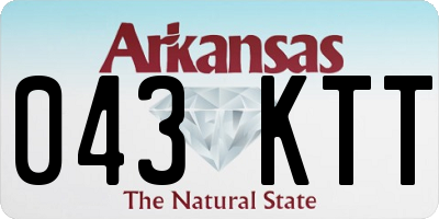 AR license plate 043KTT