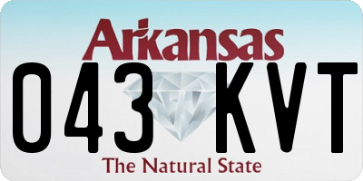 AR license plate 043KVT
