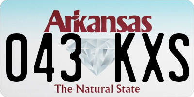 AR license plate 043KXS