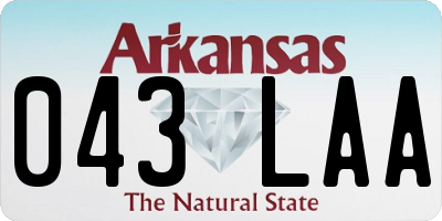 AR license plate 043LAA