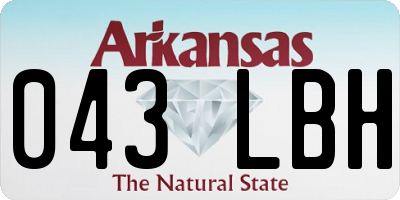 AR license plate 043LBH