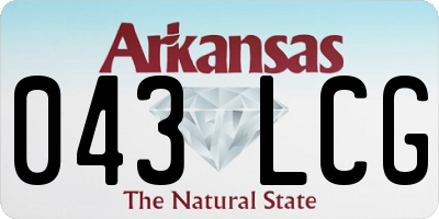 AR license plate 043LCG