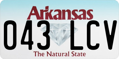 AR license plate 043LCV