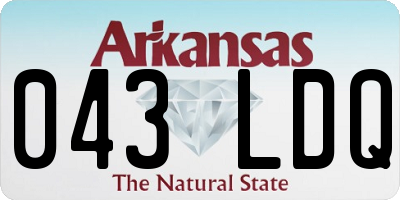 AR license plate 043LDQ