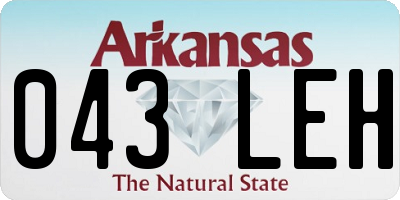 AR license plate 043LEH