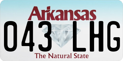 AR license plate 043LHG