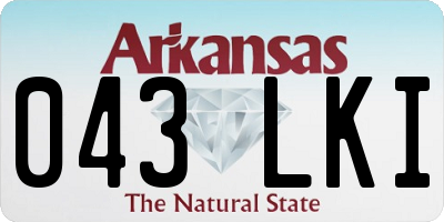 AR license plate 043LKI