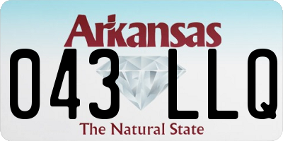 AR license plate 043LLQ