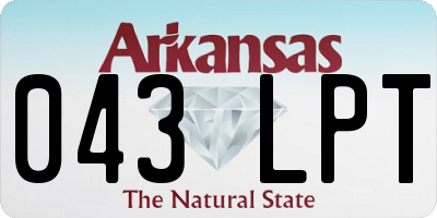 AR license plate 043LPT
