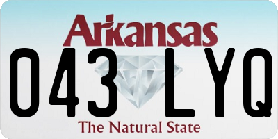 AR license plate 043LYQ