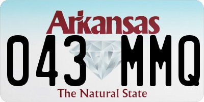 AR license plate 043MMQ