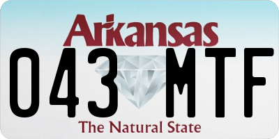 AR license plate 043MTF