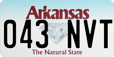 AR license plate 043NVT
