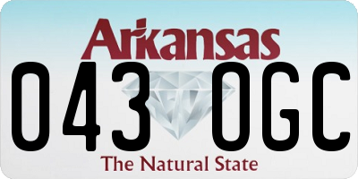 AR license plate 043OGC