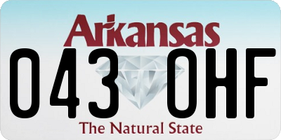 AR license plate 043OHF