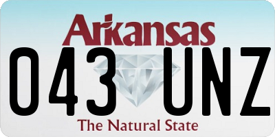AR license plate 043UNZ