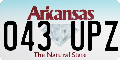 AR license plate 043UPZ
