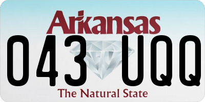 AR license plate 043UQQ