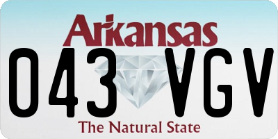 AR license plate 043VGV