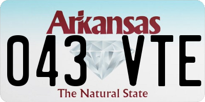 AR license plate 043VTE