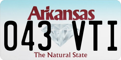 AR license plate 043VTI