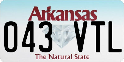 AR license plate 043VTL