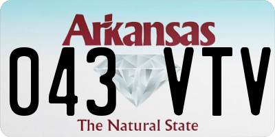 AR license plate 043VTV