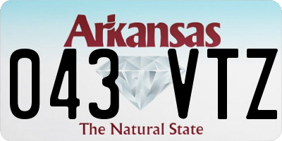 AR license plate 043VTZ