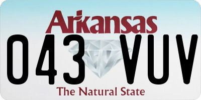 AR license plate 043VUV