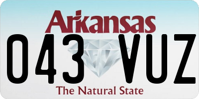 AR license plate 043VUZ