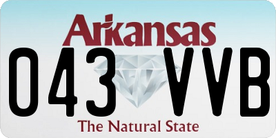 AR license plate 043VVB
