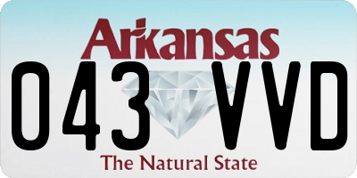 AR license plate 043VVD