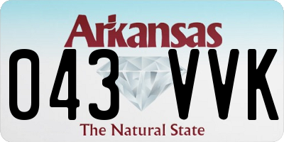 AR license plate 043VVK