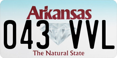 AR license plate 043VVL