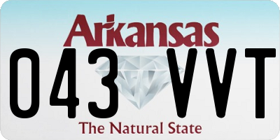 AR license plate 043VVT